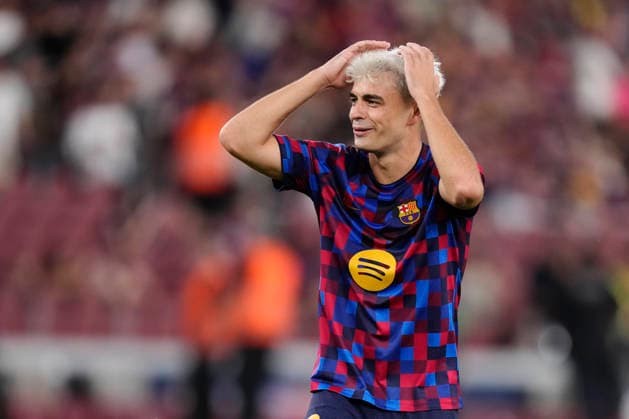 FC Barcelona, Barca v Rayo Vallecano de Madrid - LaLiga EA Sports 2026 27 Pedri central midfield of Barcelona and Spain during the warm-up before the LaLiga EA Sports 2026 27 match between FC Barcelona and Rayo Vallecano de Madrid at Spotify Camp Nou on August 31, 2026 in Barcelona, Spain. Barcelona Spain  Copyright: xJosexBretonx originalFilename:bretonhernandez-fcbarcel260831_npOAJ.jpg