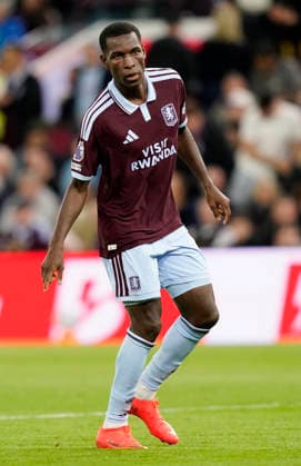 Birmingham, England, 31st August 2026. Nicolas Jackson of Aston Villa during the Aston Villa vs Arsenal Premier League match at Villa Park, Birmingham. Picture credit should read: Andrew Yates Sportimage EDITORIAL USE ONLY. No use with unauthorised audio, video, data, fixture lists, club league logos or live services. Online in-match use limited to 120 images, no video emulation. No use in betting, games or single club league player publications. SPI_037_AY_Villa_Arsenal SPI-4946-0037