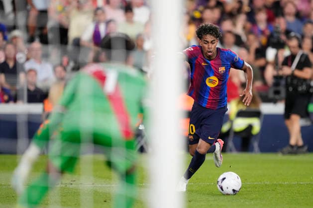FC Barcelona, Barca v Rayo Vallecano de Madrid - LaLiga EA Sports 2026 27 Lamine Yamal right winger of Barcelona and Spain during the LaLiga EA Sports 2026 27 match between FC Barcelona and Rayo Vallecano de Madrid at Spotify Camp Nou on August 31, 2026 in Barcelona, Spain. Barcelona Spain  Copyright: xJosexBretonx originalFilename:bretonhernandez-fcbarcel260831_npsNu.jpg