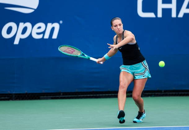 US Open tennis tournament - Day 2 Diane Parry of France in action against Viktorija Golubic of Switzerland during the Women s Singles round one of the US Open Tennis Championships at the USTA Billie Jean King National Tennis Center in Flushing Meadows, New York, USA, 31 August 2026. FLUSHING MEADOWS NEW YORK United States  Copyright: xCRISTOBALxHERRERA-ULASHKEVICHx