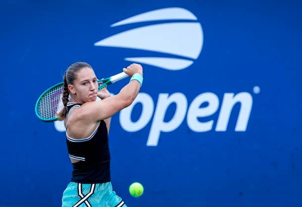 US Open tennis tournament - Day 2 Diane Parry of France in action against Viktorija Golubic of Switzerland during the Women s Singles round one of the US Open Tennis Championships at the USTA Billie Jean King National Tennis Center in Flushing Meadows, New York, USA, 31 August 2026. FLUSHING MEADOWS NEW YORK United States  Copyright: xCRISTOBALxHERRERA-ULASHKEVICHx