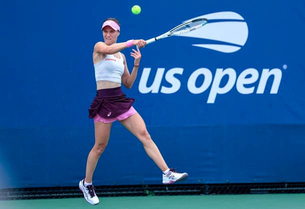 US Open tennis tournament - Day 2 Viktorija Golubic of Switzerland in action against Diane Parry of France during the Women s Singles round one of the US Open Tennis Championships at the USTA Billie Jean King National Tennis Center in Flushing Meadows, New York, USA, 31 August 2026. FLUSHING MEADOWS NEW YORK United States  Copyright: xCRISTOBALxHERRERA-ULASHKEVICHx