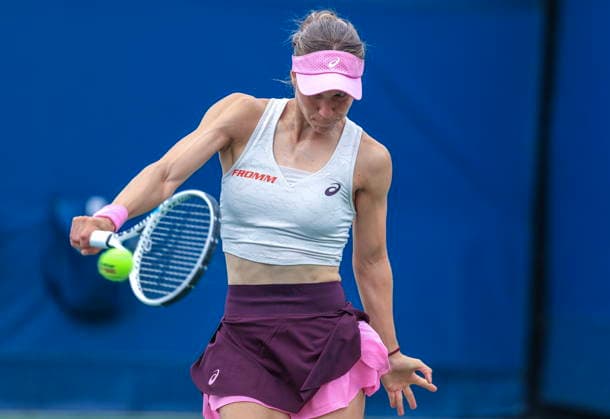 US Open tennis tournament - Day 2 Viktorija Golubic of Switzerland in action against Diane Parry of France during the Women s Singles round one of the US Open Tennis Championships at the USTA Billie Jean King National Tennis Center in Flushing Meadows, New York, USA, 31 August 2026. FLUSHING MEADOWS NEW YORK United States  Copyright: xCRISTOBALxHERRERA-ULASHKEVICHx