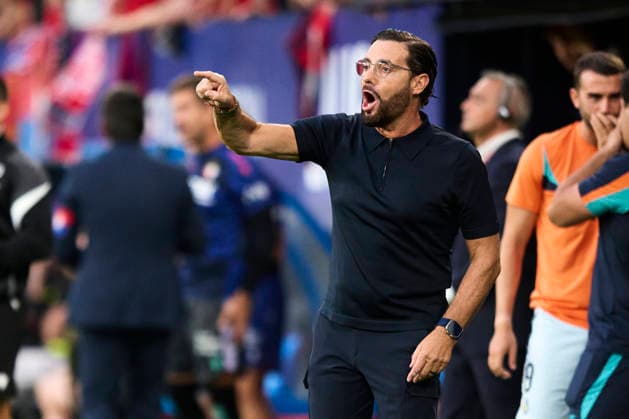 CA Osasuna v Getafe CF - LaLiga EA Sports 2026 27 Getafe CF head coach Jose Bordalas reacts during the LaLiga EA Sports match between CA Osasuna and Getafe CF at Estadio El Sadar in Pamplona, Spain, on August 31, 2026. Pamplona Spain  Copyright: xCesarxOrtizxGonzalezx originalFilename:ortizgonzalez-caosasun260831_npxrX.jpg