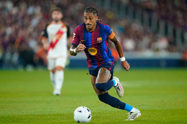 ESP: FC Barcelona, Barca - Rayo Vallecano. La Liga EA Sports. Matchday 3. Raphael Dias Belloli Raphinha of FC Barcelona during the La Liga EA Sports match between FC Barcelona and Rayo Vallecano played at Spotify Camp Nou Stadium on 31 Aug 2026 in Barcelona, Spain. kpng Copyright: xSergioxRuizx xPRESSINPHOTOx PS_2627_BAR_RAY_039