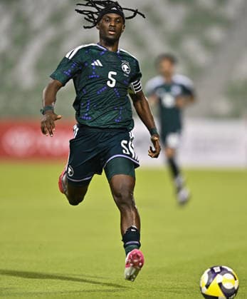 Saudi Arabia V Hong Kong, China - AFC U20 Asian Cup China 2027 Qualifiers Abdulrahman Sufyani of Saudi Arabia compete during the AFC U20 Asian Cup China 2027 Qualifiers match between Saudi Arabia V Hong Kong, China at Hamad Bin Khalifa Stadium in Doha, Qatar, on August 31, 2026. DOHA Qatar Copyright: xNOUSHADx
