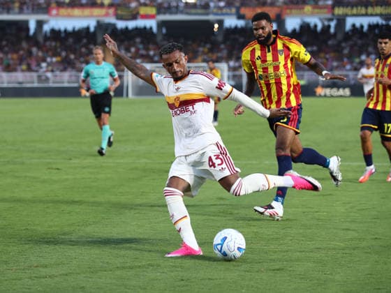 IPA87982770 - August 31, 2026 Lecce vs. Roma (Serie A) Sports; Soccer; Matchday 2& xD;In the photo: Wesley& xD;(Photo by Gino Mancini)  Copyright: xGinoxMancini IPAxSportx xx 87982770