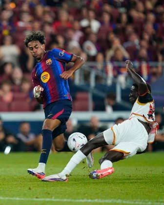 ESP: FC Barcelona, Barca - Rayo Vallecano. La Liga EA Sports. Matchday 3. Lamine Yamal of FC Barcelona during the La Liga EA Sports match between FC Barcelona and Rayo Vallecano played at Spotify Camp Nou Stadium on 31 Aug 2026 in Barcelona, Spain. kpng Copyright: xSergioxRuizx xPRESSINPHOTOx PS_2627_BAR_RAY_059