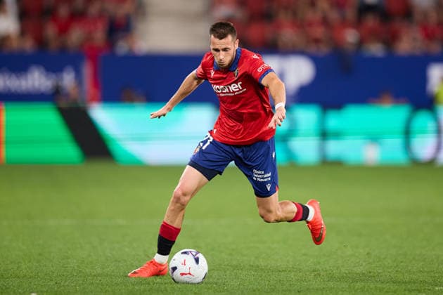 CA Osasuna v Getafe CF - LaLiga EA Sports Jonathan Dubasin of CA Osasuna in action during the LaLiga EA Sports match between CA Osasuna and Getafe CF at El Sadar on August 31, 2026, in Pamplona, Spain. Pamplona El Sadar Navarra Spain RL_CAOvGET_LALIGA_2K26_000077 Copyright: xRicardoxLarreinax