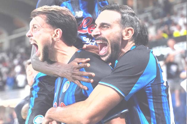 Atalanta s Lazar Samardzic celebrates after scoring 1-0 during the Serie A soccer match between Atalanta and Bologna the New Balance Arena in Bergamo, north Italy - Monday , August 31 , 2026. - Soccer  Copyright: xSpada LaPressex