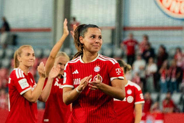 Fussball: Google Pixel Frauen-Bundesliga, 2. Spieltag, FC Bayern München Frauen - 1. FSV Mainz 05 Frauen am 31.08.2026 in München (FC Bayern Campus-Stadion), Deutschland, Saison 2026 2027: Lena Oberdorf (FC Bayern München, 8) München FC Bayern Campus-Stadion Deutschland *** Soccer Google Pixel Women s Bundesliga, Matchday 2, FC Bayern Munich Women vs. FSV Mainz 05 Women on August 31, 2026, at FC Bayern Campus Stadium in Munich, Germany, 2026–2027 season. Lena Oberdorf, FC Bayern Munich, 8, Munich, FC Bayern Campus Stadium, Germany Copyright: xPhilippxImhofx