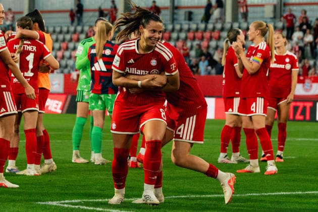 Fussball: Google Pixel Frauen-Bundesliga, 2. Spieltag, FC Bayern München Frauen - 1. FSV Mainz 05 Frauen am 31.08.2026 in München (FC Bayern Campus-Stadion), Deutschland, Saison 2026 2027: Lena Oberdorf (FC Bayern München, 8) München FC Bayern Campus-Stadion Deutschland *** Soccer Google Pixel Women s Bundesliga, Matchday 2, FC Bayern Munich Women vs. FSV Mainz 05 Women on August 31, 2026, at FC Bayern Campus Stadium in Munich, Germany, 2026–2027 season. Lena Oberdorf, FC Bayern Munich, 8, Munich, FC Bayern Campus Stadium, Germany Copyright: xPhilippxImhofx
