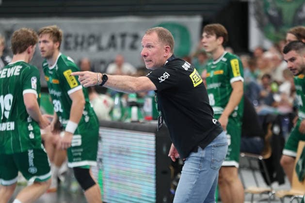 Handball, HBL2: SC DHfK Leipzig vs. GWD Minden, August 31, 2026; Head Coach Frank Carstens, SC DHfK Leipzig; Handball, 2nd Bundesliga, 2026–2027 season, Matchday 1: SC DHfK Leipzig vs. GWD Minden on August 31, 2026, at the Quarterback Immobilien Arena Leipzig Copyright: xBEAUTIFULxSPORTS JanxKaeferx