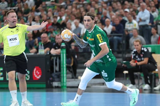 Handball, HBL2 SC DHfK Leipzig vs. GWD Minden, August 31, 2026, Dean Bombac 44, SC DHfK Leipzig Handball, 2nd Bundesliga, 2026–2027 season, Matchday 1: SC DHfK Leipzig vs. GWD Minden on August 31, 2026, at the Quarterback Immobilien Arena Leipzig Copyright: xBEAUTIFULxSPORTS JanxKaeferx