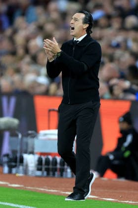 Aston Villa FC v Arsenal FC - Premier League 2026 27 Unai Emery, Manager of Aston Villa reacts on the side line during the Premier League 2026 27 match between Aston Villa FC and Arsenal FC at Villa Park on August 31, 2026 in Birmingham, England. WARNING! This Photograph May Only Be Used For Newspaper And Or Magazine Editorial Purposes. May Not Be Used For Publications Involving 1 player, 1 Club Or 1 Competition Without Written Authorisation From Football DataCo Ltd. For Any Queries, Please Contact Football DataCo Ltd on +44 (0) 207 864 9121 Birmingham Villa Park England United Kingdom Copyright: xAllstarxPicturexLibraryxLtdx