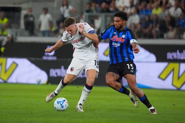 IPA87984851 - Lewis Ferguson, during the Italian Serie A soccer match between Atalanta BC and Bologna FC 1909 at the New Balance Arena in Bergamo on August 31, 2026. During the Atalanta BC vs. Bologna FC Italian Serie A soccer match in Bergamo, Italy, on August 31, 2026  Copyright: xAlessioxMorgese IPAxSportx xx 87984851