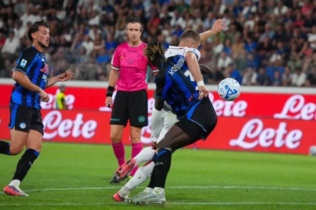 SOCCER - Serie A - Atalanta BC vs. Bologna FC Photo by IPA ABACAPRESS.COM87984967 - Odilon Kossounou, during the Italian Serie A soccer match between Atalanta BC and Bologna FC 1909 at New Balance Arena in Bergamo on August 31, 2026. During the Atalanta BC vs. Bologna FC Italian Serie A soccer match in Bergamo, Italy, on August 31, 2026 Bergamo Italy  Copyright: xIPAxSport ABACAx