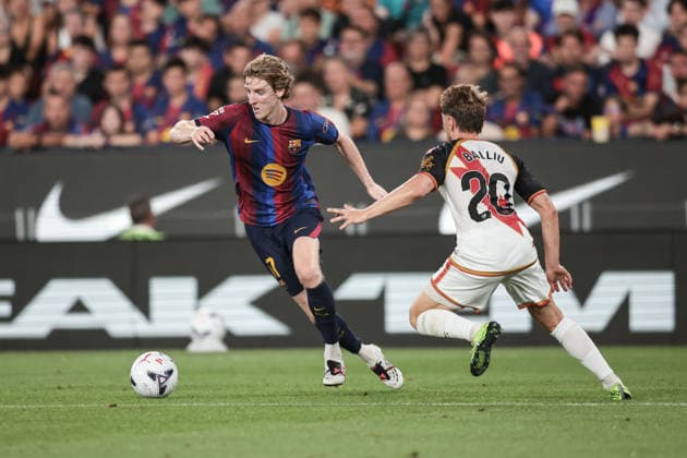 August 31, 2026, Barcelona, Catalonia, Spain: August 31th, 2026, Barcelona, Spain. FC Barcelona, Barca v Rayo Vallecano - LaLiga: .Anthony Gordon of FC Barcelona. Barcelona Spain - ZUMAa178 20260831_aap_a178_029 Copyright: xJanxKolodziejx