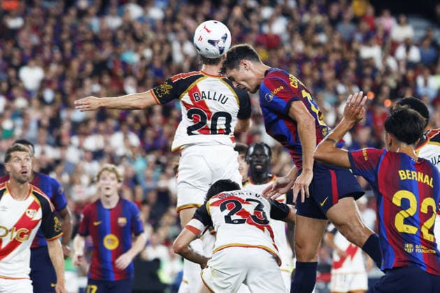 Andreas Christensen (Barcelona), AUGUST 31, 2026 - Football Soccer : Spanish La Liga EA Sports match between FC Barcelona, Barca 5-2 Rayo Vallecano at Spotify Camp Nou in Barcelona, Spain. Noxthirdxpartyxsales  aflo_344121251 DAISUKExNakashimax
