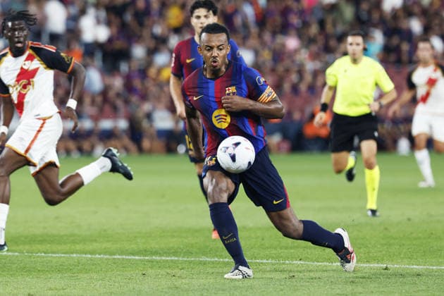Jules Kounde (Barcelona), AUGUST 31, 2026 - Football Soccer : Spanish La Liga EA Sports match between FC Barcelona, Barca 5-2 Rayo Vallecano at Spotify Camp Nou in Barcelona, Spain. Noxthirdxpartyxsales  aflo_344121309 DAISUKExNakashimax