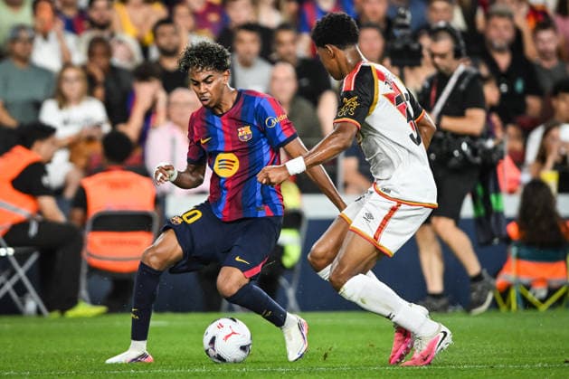 August 31, 2026, Barcelona, Spain, Spain: Lamine YAMAL of Barcelona during the LaLiga match between FC Barcelona, Barca and Rayo Vallecano de Madrid at Spotify Camp Nou Stadium on August 31, 2026 in Barcelona, Spain. Barcelona Spain - ZUMAm308 20260831_zsp_m308_007 Copyright: xMatthieuxMirvillex