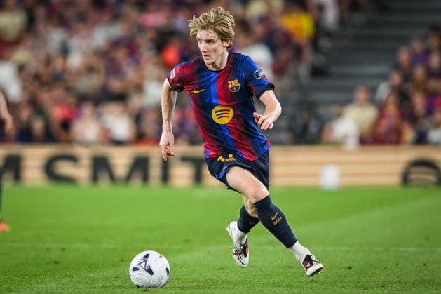 August 31, 2026, Barcelona, Spain, Spain: Anthony GORDON of Barcelona during the LaLiga match between FC Barcelona, Barca and Rayo Vallecano de Madrid at Spotify Camp Nou Stadium on August 31, 2026 in Barcelona, Spain. FC Barcelona V Rayo Vallecano De Madrid - LaLiga  - ZUMAm308 20260831_zsp_m308_009 Copyright: xMatthieuxMirvillex