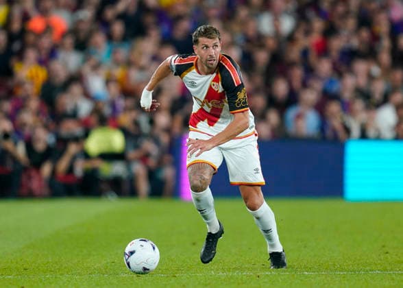 ESP: FC Barcelona, Barca - Rayo Vallecano. La Liga EA Sports. Matchday 3. Florian Lejeune of Rayo Vallecano during the La Liga EA Sports match between FC Barcelona and Rayo Vallecano played at Spotify Camp Nou Stadium on 31 Aug 2026 in Barcelona, Spain. kpng Copyright: xSergioxRuizx xPRESSINPHOTOx PS_2627_BAR_RAY_074