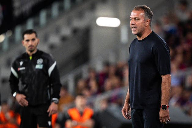 August 31, 2026, Barcelona, Spain, Spain: Hansi FLICK of Barcelona during the LaLiga match between FC Barcelona, Barca and Rayo Vallecano de Madrid at Spotify Camp Nou Stadium on August 31, 2026 in Barcelona, Spain. FC Barcelona V Rayo Vallecano De Madrid - LaLiga  - ZUMAm308 20260831_zsp_m308_016 Copyright: xMatthieuxMirvillex