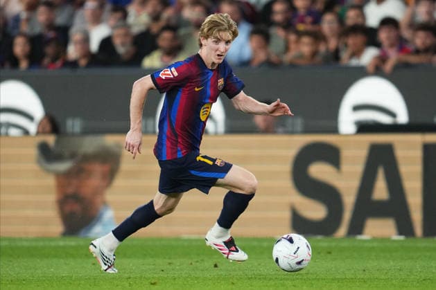 ESP: FC Barcelona, Barca - Rayo Vallecano. La Liga EA Sports. Matchday 3. Anthony Gordon of FC Barcelona during the La Liga EA Sports match between FC Barcelona and Rayo Vallecano played at Spotify Camp Nou Stadium on 31 Aug 2026 in Barcelona, Spain. kpng Copyright: xBaguxBlancox xPRESSINPHOTOx PS_2627_BAR_RAY_539