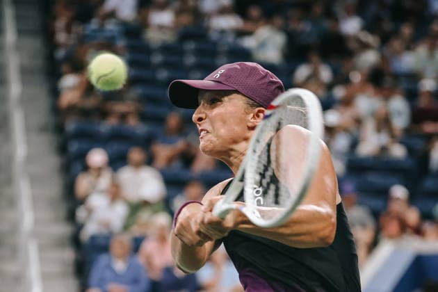 US Open tennis tournament - Day 2 epaselect Iga Swiatek of Poland in action against Xiyu Wang of China during the Women s Singles first round tennis match of the US Open Tennis Championships, in Flushing Meadows, New York, USA, 31 August 2026. FLUSHING MEADOWS NEW YORK United States  Copyright: xOLGAxFEDOROVAx
