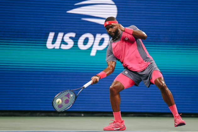 US Open tennis tournament - Day 2 Frances Tiafoe of USA in action against Martin Damm of USA during the Men s Singles first round of the US Open Tennis Championships in Flushing Meadows, New York, USA, 31 August 2026. FLUSHING MEADOWS NEW YORK United States  Copyright: xOLGAxFEDOROVAx