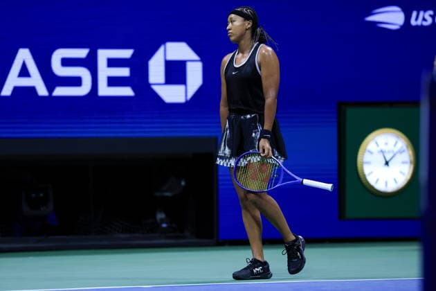 US Open tennis tournament - Day 2 Naomi Osaka of Japan reacts in her match against Anastasia Zakharova of Russia during the Women™s Singles first round of the US Open Tennis Championships in Flushing Meadows, New York, USA, 31 August 2026. FLUSHING MEADOWS NEW YORK United States  Copyright: xCRISTOBALxHERRERA-ULASHKEVICHx
