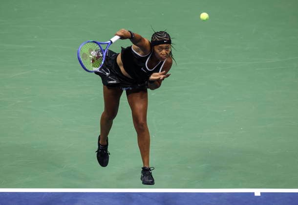 US Open tennis tournament - Day 2 Naomi Osaka of Japan in action against Anastasia Zakharova of Russia during their Women s Singles first round match at the US Open Tennis Championships in Flushing Meadows, New York, USA, 31 August 2026. FLUSHING MEADOWS NEW YORK United States  Copyright: xBRIANxHIRSCHFELDx