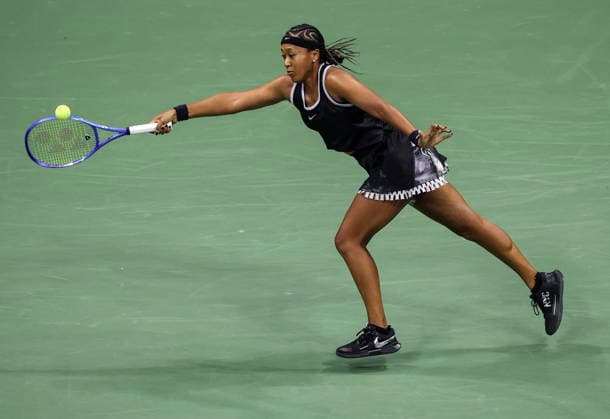 US Open tennis tournament - Day 2 Naomi Osaka of Japan in action against Anastasia Zakharova of Russia during their Women s Singles first round match at the US Open Tennis Championships in Flushing Meadows, New York, USA, 31 August 2026. FLUSHING MEADOWS NEW YORK United States  Copyright: xBRIANxHIRSCHFELDx