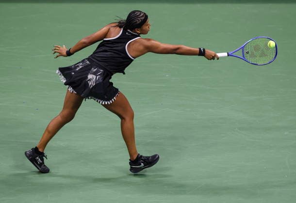 US Open tennis tournament - Day 2 Naomi Osaka of Japan in action against Anastasia Zakharova of Russia during their Women s Singles first round match at the US Open Tennis Championships in Flushing Meadows, New York, USA, 31 August 2026. FLUSHING MEADOWS NEW YORK United States  Copyright: xBRIANxHIRSCHFELDx