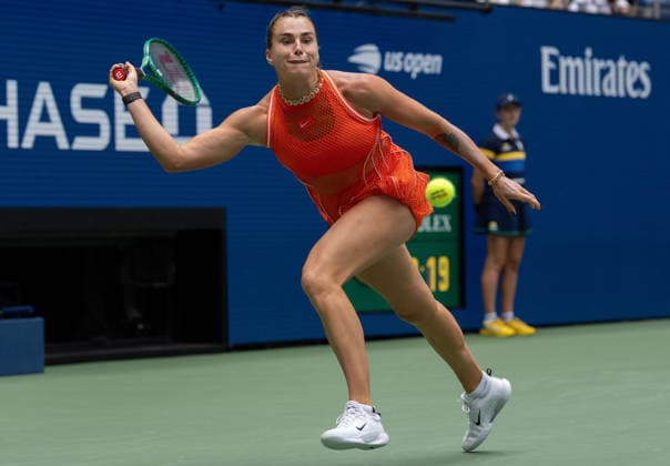 2026 US Open - Day 2 NEW YORK, NEW YORK - AUGUST 31: Aryna Sabalenka returns a shot during her match against Camila Osorio of Columbia during the 2026 US Open - Day 2 at USTA Billie Jean King National Tennis Center on August 31, 2026 in New York, New York. New York USTA Billie Jean King National Tennis Center New York United States Copyright: xSusanxMullane ISIxPhotosx 9747