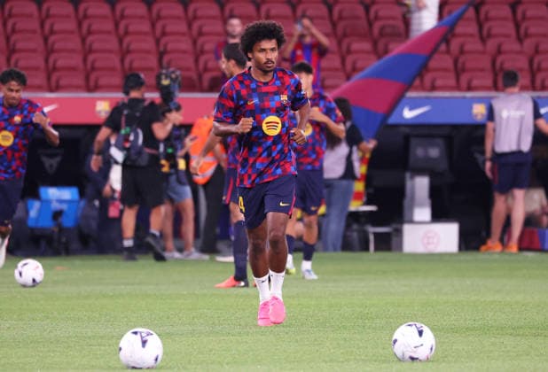 FC Barcelona, Barca vs Rayo Vallecano de Madrid - LaLiga EA Sports 2026 2027 Karim Adeyemi trains during the match between FC Barcelona and Rayo Vallecano de Madrid, corresponding to week 3 of LaLiga EA Sports 2026-27, played at the Spotify Camp Nou in Barcelona, on August 31, 2026. Barcelona Barcelona Spain  Copyright: xUrbanandsportx originalFilename:urbanandsport-fcbarcel260831_npy8D.jpg