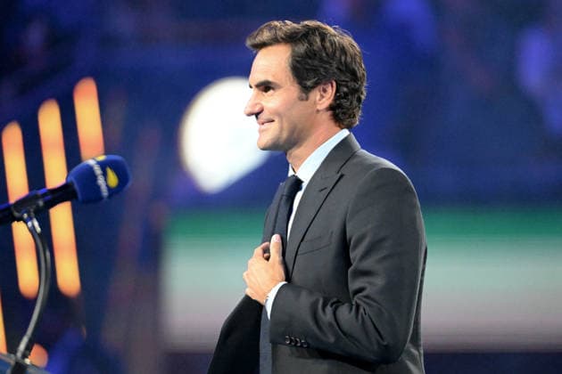 TENNIS : Us open 2026 - ITF - New York - 30 08 2026 Tennis - Us open 2026 - ITF - New York - Roger Federer ceremonie Hall of Fame court central - Suisse New York  Copyright: xCCx