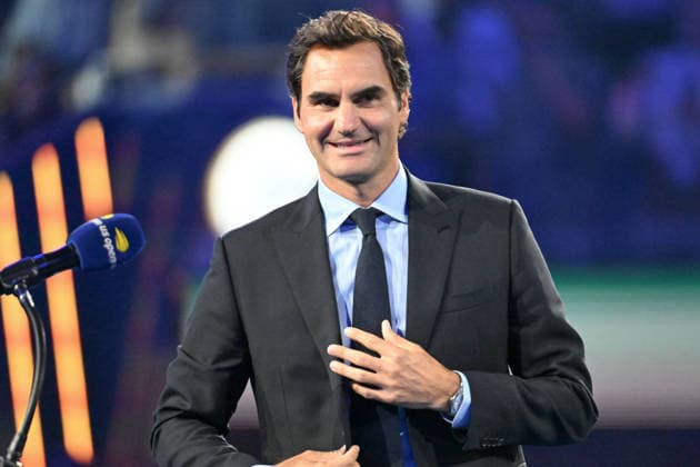 TENNIS : Us open 2026 - ITF - New York - 30 08 2026 Tennis - Us open 2026 - ITF - New York - Roger Federer ceremonie Hall of Fame court central - Suisse New York  Copyright: xCCx