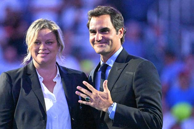 TENNIS : Us open 2026 - ITF - New York - 30 08 2026 Tennis - Us open 2026 - ITF - New York - Roger Federer ceremonie Hall of Fame court central - Suisse New York  Copyright: xCCx