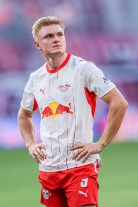 August 29, 2026, Leipzig, Germany: Conrad Harder (RB Leipzig) seen during Bundesliga 2026 2027 match between RB Leipzig and Borussia Moenchengladbach..Final Score: RB Leipzig 3-0 Borussia Moenchengladbach Bundesliga 2026 2027 - RB Leipzig And Borussia Moenchengladbach In Leipzig, Germany - 29 Aug 2026  - ZUMAs197 20260829_aaa_s197_818 Copyright: xGrzegorzxWajdax