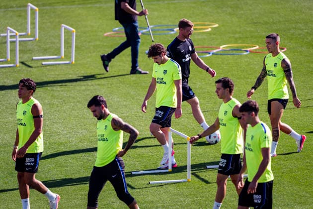 Football, Spain, Atlético Madrid, Training