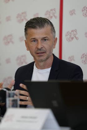 Muri, Switzerland - September 01: Marinko Jurendic Chief Sports Officer SFA during the press conference, PK, Pressekonferenz new Chief Sports Officer SFA at Swiss Football Association on September 01, 2026 in Muri, Switzerland. Copyright: xKjetilxWaberx xSPPx Sportspressphoto_SPR221783