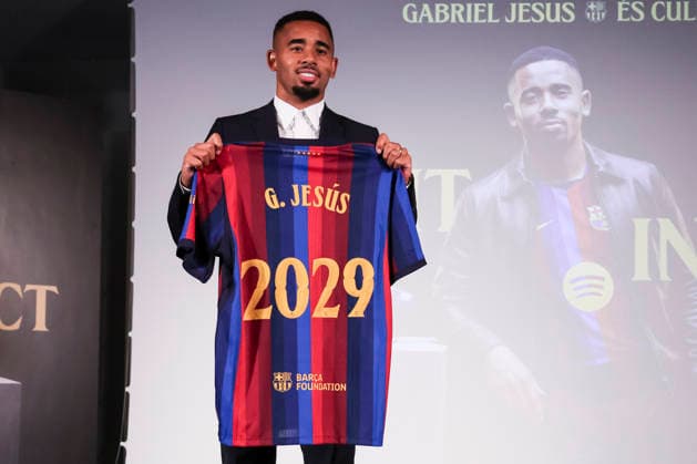 Football, Spain, FC Barcelona, Gabriel Jesus’s presentation