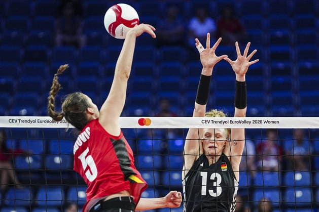Volleyball, Women’s, European Championships, Belgium v Germany