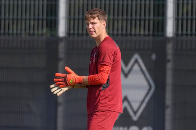 Ingolstadt, Germany, September 1, 2026; 3. Liga 2026–2027; FC Ingolstadt 04 Training; Pictured: Goalkeeper David Klein at the FCI training facility, Audi Sportpark Bayern Copyright: xFotostandx xSchäferx