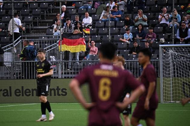 2026 Socca World Cup ** FOR EDITORIAL USE ONLY ** EDITORIAL USE ONLY ** Germany will face Indonesia at the Socca World Cup on September 1, 2026, in Essen. The Socca World Cup, the world championship in small-field soccer, will take place from August 28 to September 6 at Kennedyplatz in Essen, Germany. Essen, Germany. Copyright SocratesxTassos Copyright: SocratesxTassos doc87exh7l3u79lw9zd97g ,EDITORIAL USE ONLY Copyright: SocratesxTassos