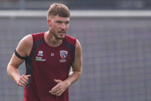 Ingolstadt, Germany, September 1, 2026; 3. Liga 2026–2027; FC Ingolstadt 04 Training; Pictured: Benjamin Kanuric; FCI Training Facility; Audi Sportpark Bayern Copyright: xFotostandx xSchäferx