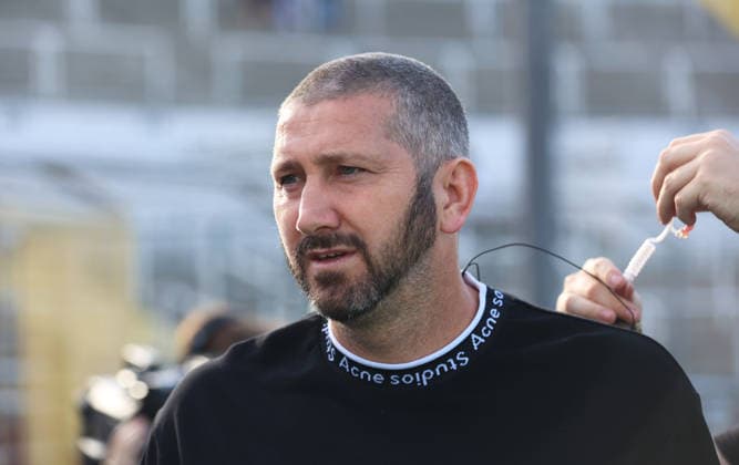 Soccer, Men s, Toto Cup, Quarterfinals, 2026–2027 Season, TSV 1860 Munich vs. TSV Buchbach, Grünwalder Stadium, Sascha Mölders, former soccer player and TV analyst, close-up, portrait