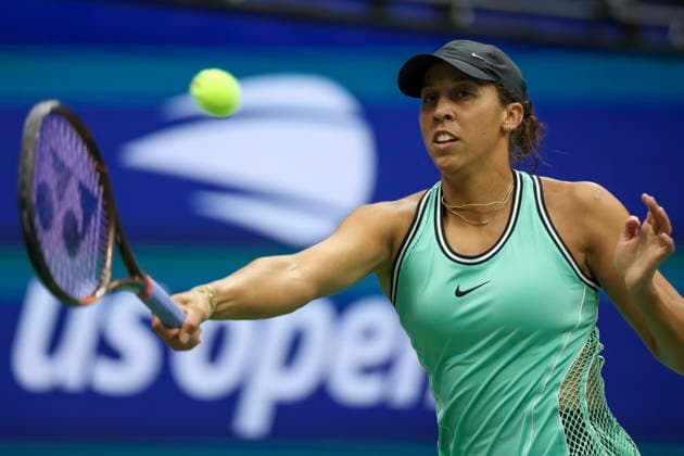 US Open tennis tournament - Day 3 Madison Keys of the US in action against Alina Korneeva of Russia during the Women™s Singles round one of the US Open Tennis Championships at the USTA Billie Jean King National Tennis Center in Flushing Meadows, New York, USA, 01 September 2026. The 2026 US Open tournament runs from 23 August through 13 September. FLUSHING MEADOWS NEW YORK United States  Copyright: xSARAHxYENESELx